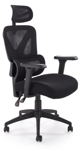 Scaun de birou Houston 1903, Negru, 123x66x71cm, 16 kg