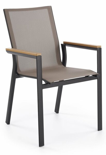 Scaun de exterior Houston 1908, Gri, Maro, Metal, Textil, 88x57x66cm, 3.8 kg