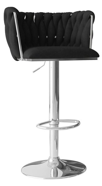 Scaun bar Comfivo Hilaritas IV, Argint, Negru, 85x50x52cm, 17.7 kg