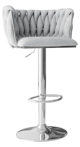 Scaun bar Comfivo Hilaritas IV, Argint, Gri, 85x50x52cm, 17.7 kg
