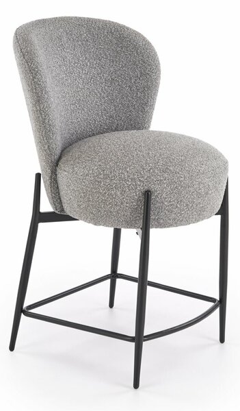 Scaun de bar Houston 1919, Gri, 95x57x61cm, 10.5 kg