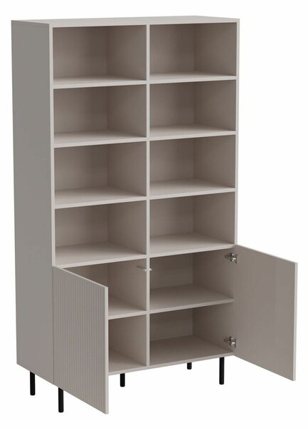 Raft Livsonu 100, Cașmir, MDF, PAL laminat, 179x100x40cm, 67 kg