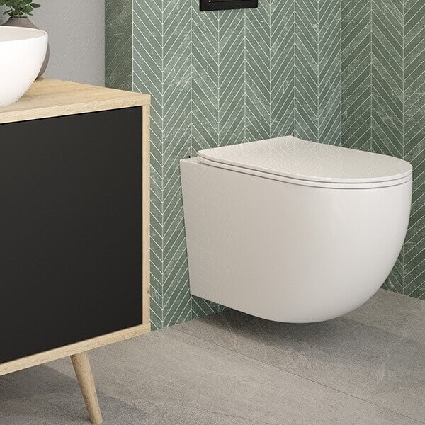 Set vas WC Oltens Hamnes 42013000, capac WC Oltens Hamnes 45119000