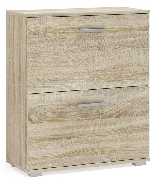 Dulap pantofi Cirveso 121, Stejar Sonoma, PAL laminat, 82x70x32cm, 26.5 kg