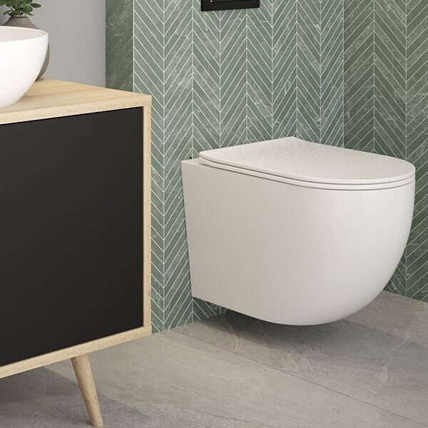 Oltens Hamnes capac wc SoftClose alb 45119000