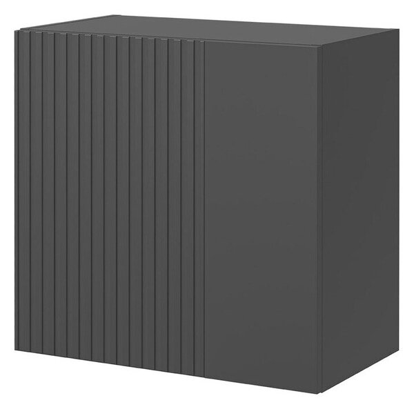 Dulap de perete Species I, Negru, PAL laminat, MDF, 50x50x30cm, 11.5 kg