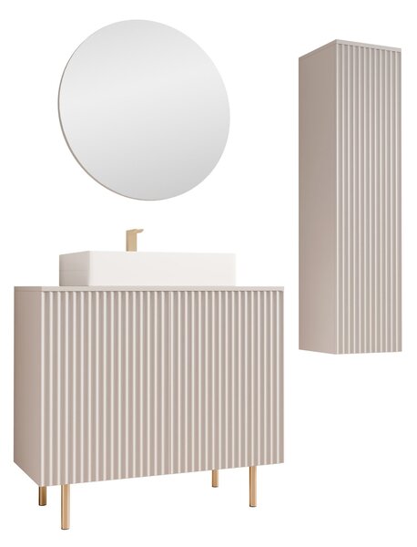 Set baie Decus II, Cașmir, MDF, PAL laminat