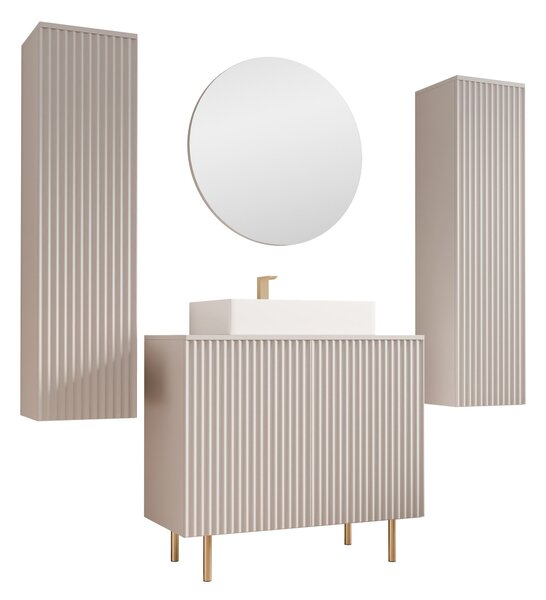 Set baie Decus IV, Cașmir, MDF, PAL laminat