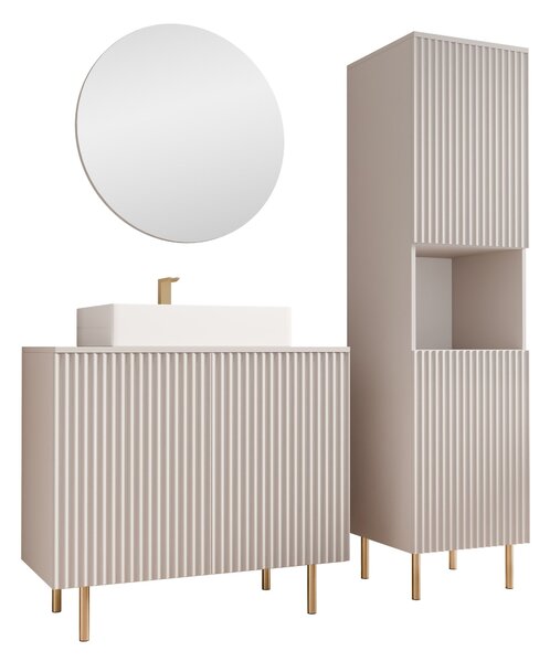 Set baie Decus III, Cașmir, PAL laminat, MDF