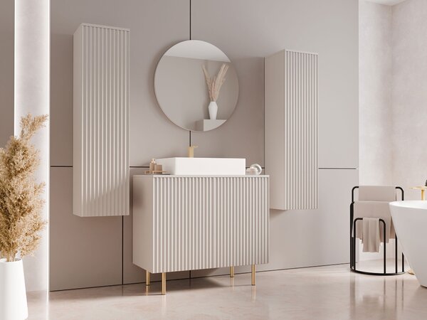 Set baie Decus IV, Cașmir, MDF, PAL laminat
