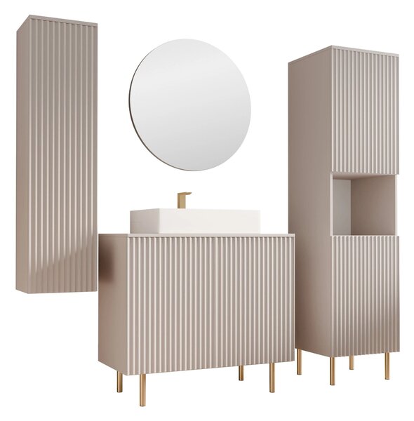 Set baie Decus V, Cașmir, MDF, PAL laminat