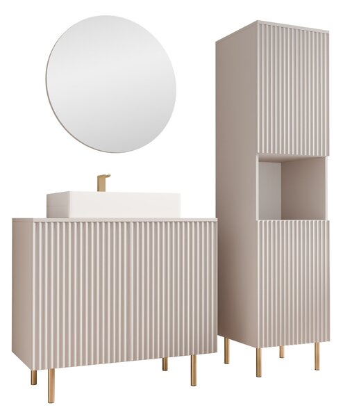Set baie Decus III, Cașmir, MDF, PAL laminat