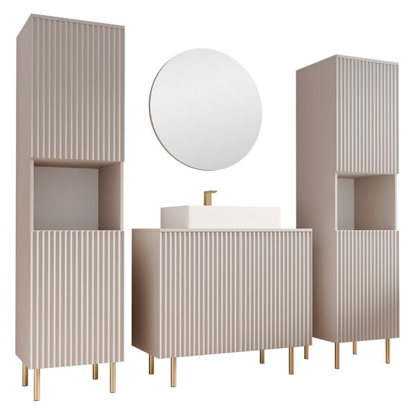 Set baie Decus VI, Cașmir, MDF, PAL laminat