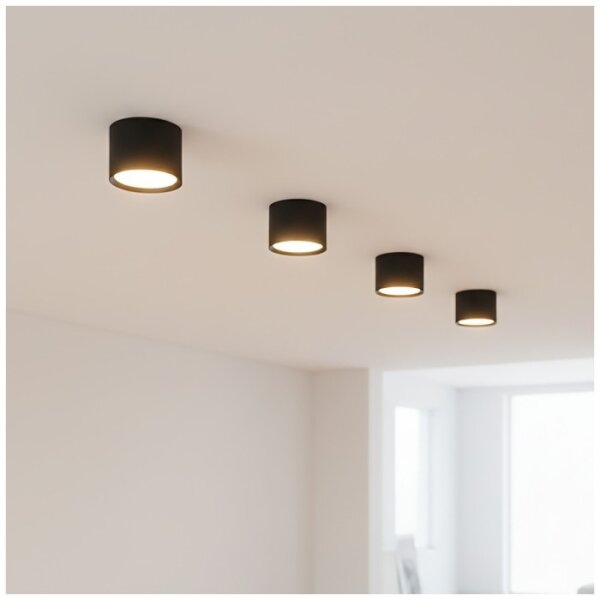 Spot OH12S 1xGX53/35W/230V 5 cm negru
