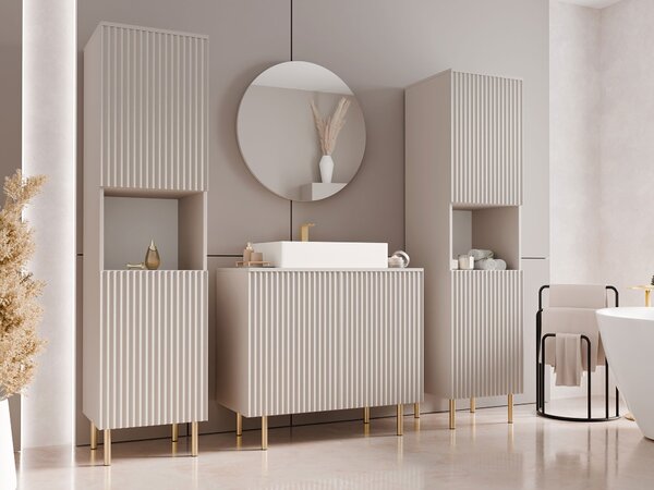 Set baie Decus VI, Cașmir, MDF, PAL laminat