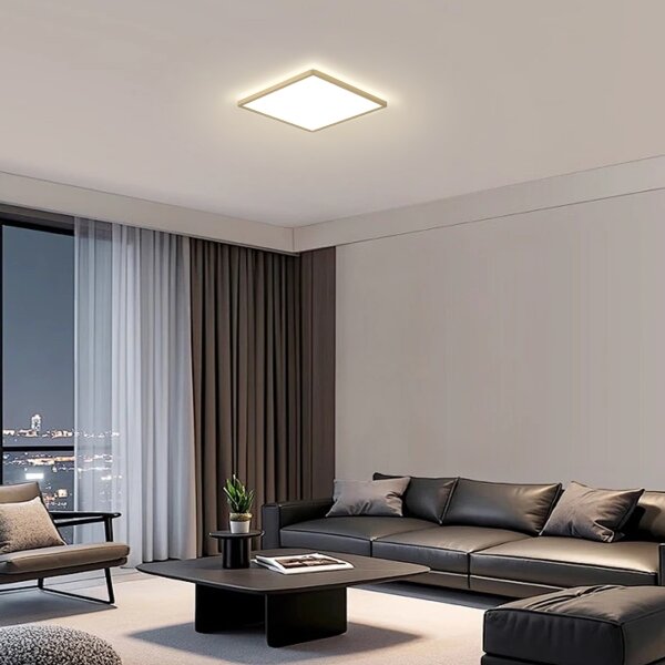 Brilagi - Corp de iluminat LED pentru baie ULTRA SLIM LED/18W/230V 30x30 cm auriu IP54