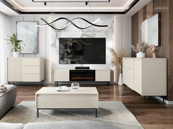 Set de living Comfivo Delruva III, Cașmir, PAL laminat, MDF