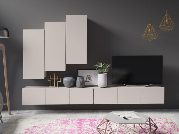 Set de living Remus XX, Cașmir, PAL laminat, 107 kg