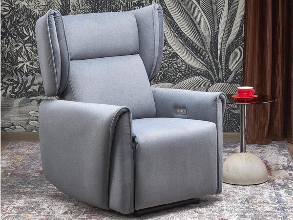 Fotoliu recliner Houston 1978, Gri, Tapiterie, 91x83x91cm, 41.8 kg