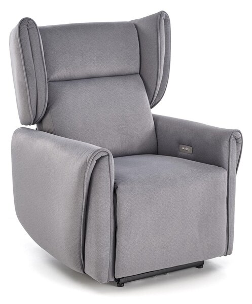 Fotoliu recliner Houston 1978, Gri, Tapiterie, 91x83x91cm, 41.8 kg