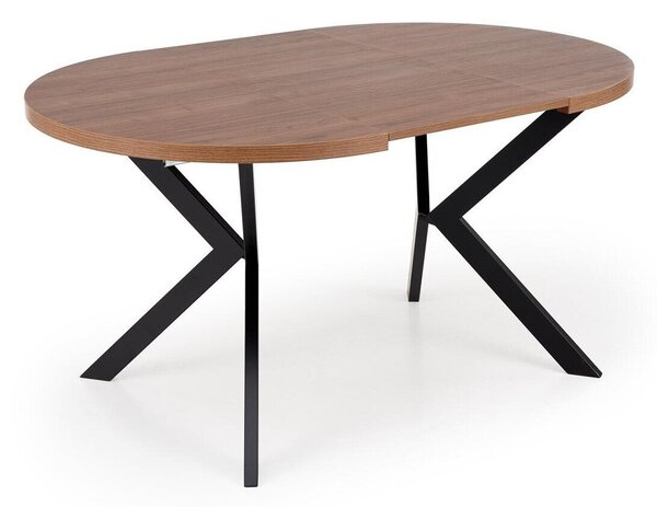 Masă Houston 1495, Nuc, Negru, 76cm, 79 kg