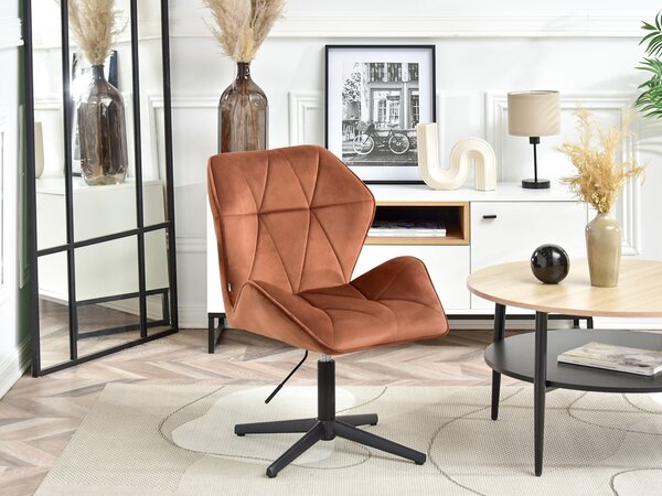 Fotoliu Velma S (cupru + negru). Promo -19%. 1110475