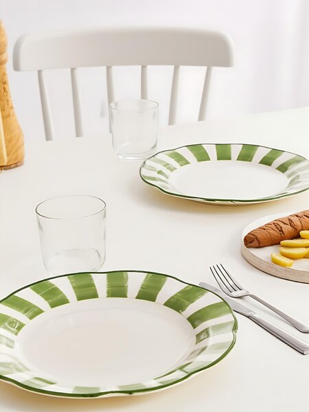 Sinsay - Set de 2 farfurii - verde-pal