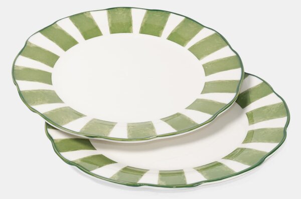 Sinsay - Set de 2 farfurii - verde-pal