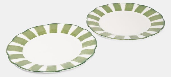Sinsay - Set de 2 farfurii - verde-pal
