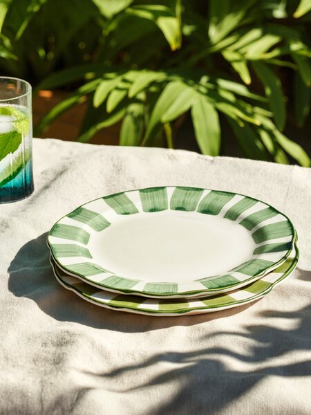 Sinsay - Set de 2 farfurii - verde-pal