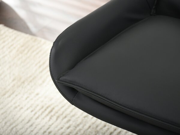 Scaun Lola (nuc închis + negru). Promo -13%. 1110516
