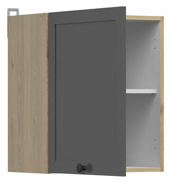 Dulap de perete modular Classic Grey Oak 106, PAL laminat, 57x50x31cm, 10.85 kg