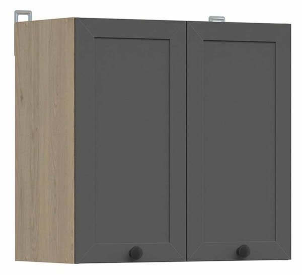 Dulap de perete modular Classic Grey Oak 113, PAL laminat, 58x60x31cm, 13.8 kg