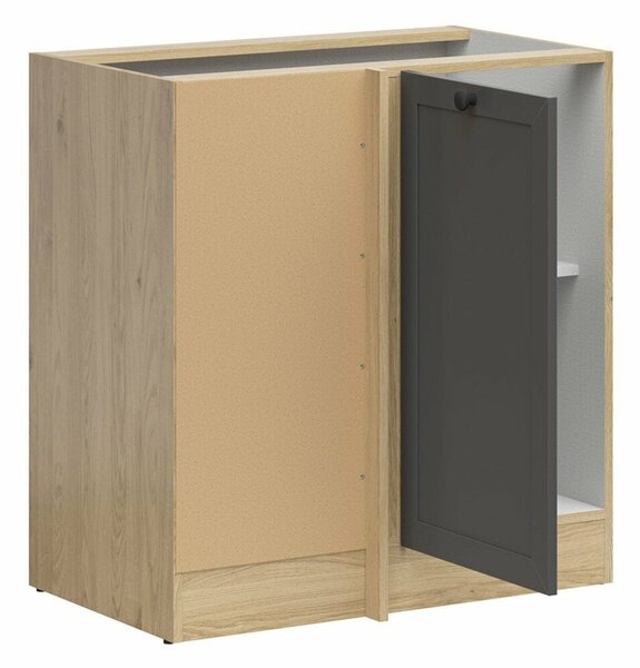 Dulap de colț modular Classic Grey Oak 115, 83x79x45cm, 23.8 kg