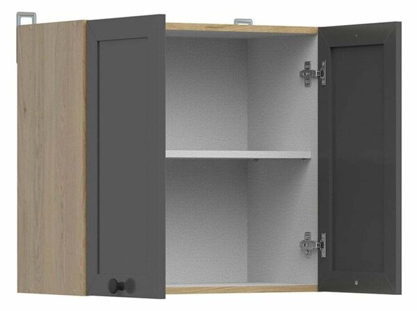 Dulap de perete modular Classic Grey Oak 113, PAL laminat, 58x60x31cm, 13.8 kg