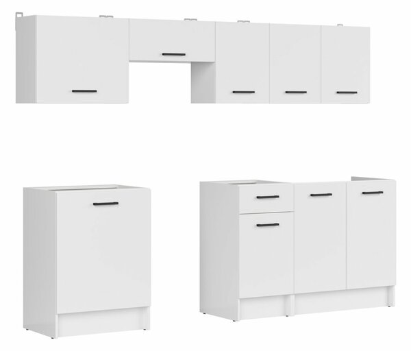 Set de bucătărie Boston 725, 240x45cm, 103.9 kg