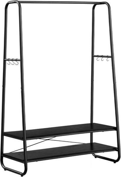 Cuier Vasagle Negru 100x45x160 cm