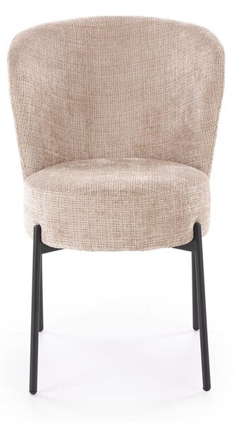 Scaun Houston 2034, Negru, Bej, 80x55x66cm, 16 kg