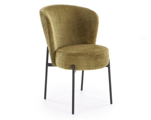 Scaun Houston 2034, Negru, Măslin deschis, 80x55x66cm, 16 kg