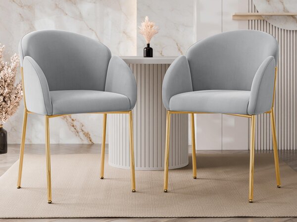 Scaun Comfivo Hilaritas XVI, Gri, Auriu, 80x56x63cm, 15.6 kg