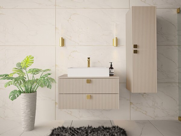 Set baie Panium, Maro deschis, PAL laminat, MDF