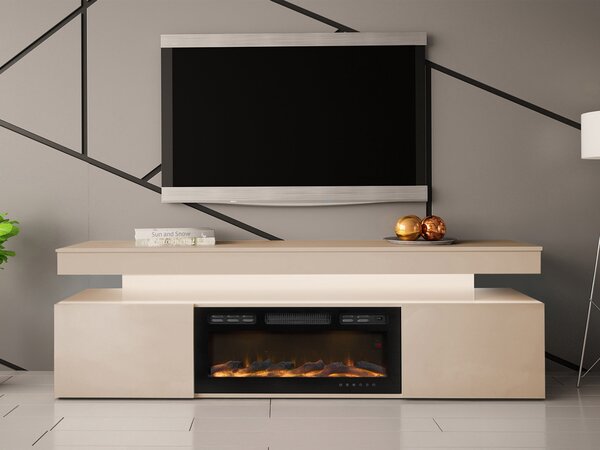 Comodă TV Monfero I, Cașmir, PAL laminat, MDF, 59x190x41cm, 58.8 kg