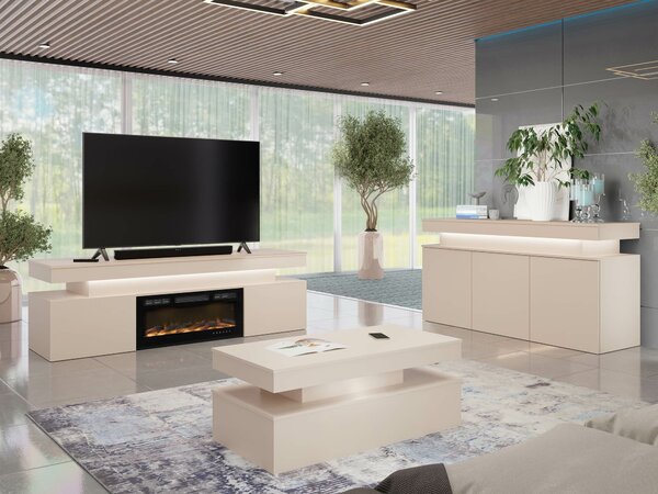 Set de living Monfero I, Cașmir, PAL laminat, MDF