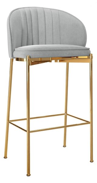 Scaun bar Comfivo Hilaritas VI, Auriu, Gri, 101x55x51cm, 15 kg