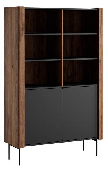 Raft Arcas, Nuc, Negru, PAL laminat, 167x105x40cm, 58.5 kg
