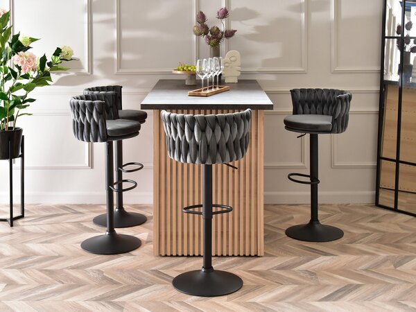 Scaun Adel (grafit + negru). Promo -15%. 1110642