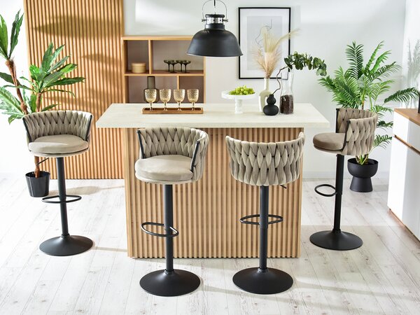 Scaun Adel (bej + negru). Promo -13%. 1110638