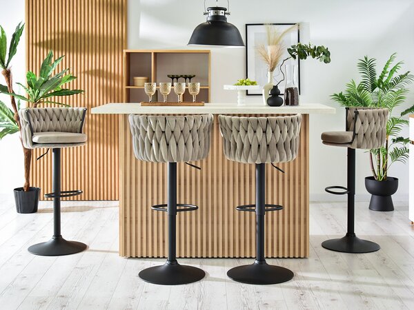 Scaun Adel (bej + negru). Promo -13%. 1110638