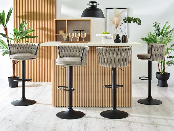 Scaun Adel (bej + negru). Promo -13%. 1110638
