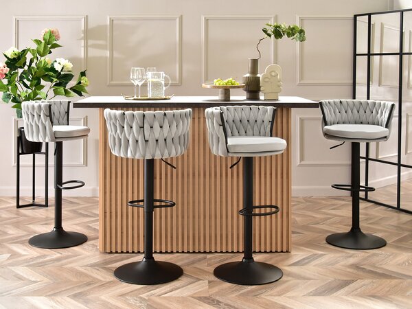 Scaun Adel (gri + negru). Promo -13%. 1110645
